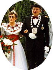 Winfried & Edith Knoblauch, Stadtschützenkönigspaar 1982-1985